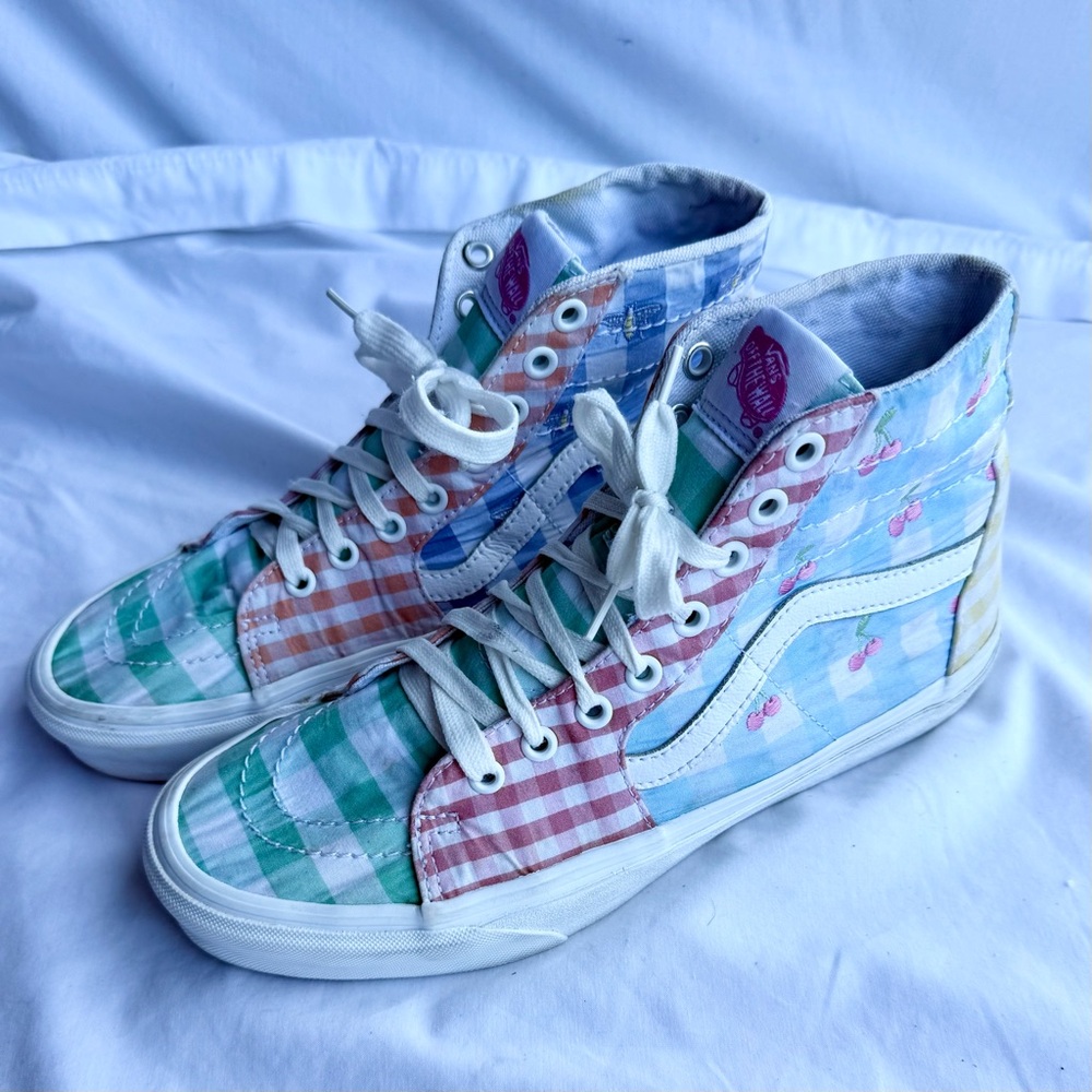 Vans Sk8-Hi Tapered Gingham Block Sneaker Women’s 10